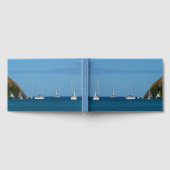 ベイホワイトとブルーの帆船航海の ゲストブック (全面)