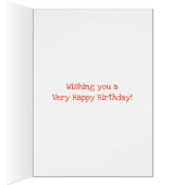 ベイホースとロゼットポートレートハッピーバースデー (内側 (右))