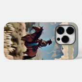 ベイホースのカウボーイ Case-Mate iPhoneケース (裏面 (横))