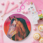 ベイホースのグラデーション ペーパープレート (パーティー)