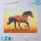 ベイホースギャロッピング 薄葉紙 (クラフト)