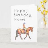 ベイホーストロッティングドレスセージデコ誕生日カード カード (黄色い花)