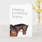 ベイホース写真デコ誕生日カード カード (黄色い花)