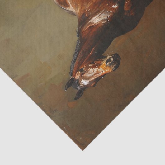 ベイホース立ち油絵のデコページ 薄葉紙 (詳細)