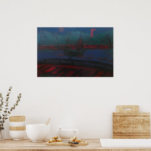 ベイボート ポスター (キッチン)