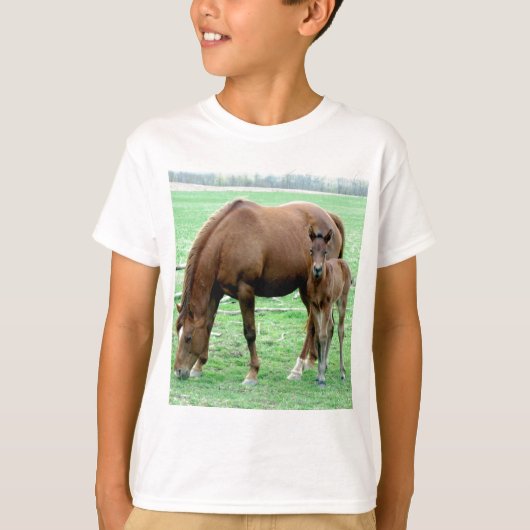 ベイマーレアンド子馬 Tシャツ (正面)