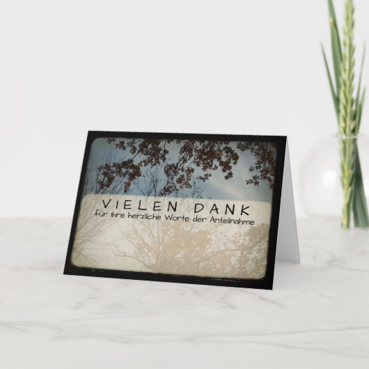 ベイムイムヘルブストカルテングルスミットヴィエレンダンク3 サンキューカード (正面)