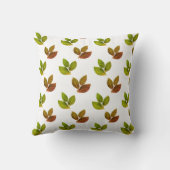 ベイモダンエレガントリーフパターン クッション (裏面)