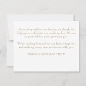 ベイモダンゲ結婚の写真サンキューカード サンキューカード (裏面)