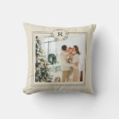ベイモダンゲ |家族の写真 |イニシャルスロー・ピロ クッション (正面)