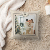 ベイモダンゲ |家族の写真 |イニシャル クッション (ブランケット)