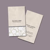 ベイモダンジエレガントュホワイトレースイベントプランナー 名刺