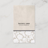 ベイモダンジエレガントュホワイトレースイベントプランナー 名刺 (正面)