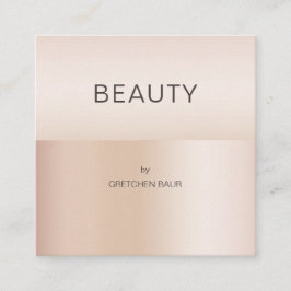 ベイモダンミニマルージスキンカラー スクエア名刺