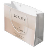 ベイモダンミニマルージスキンカラー ラージペーパーバッグ (裏面アングル)