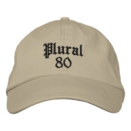 ベイモダンモノグラムのジ 刺繍入りキャップ (正面)