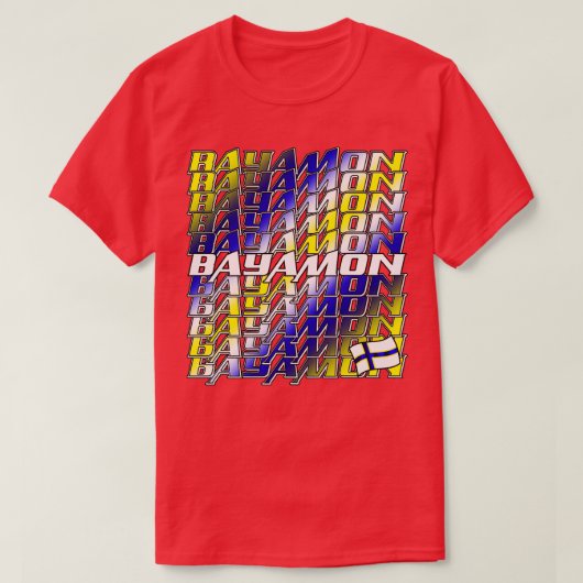 ベイモンカスケード文字2 Tシャツ (デザイン正面)