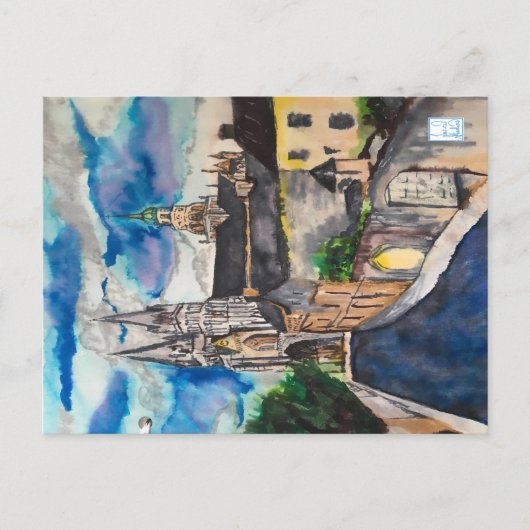 ベイユークス大聖堂フランス ポストカード (正面)