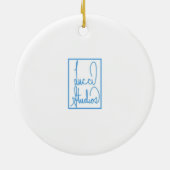 ベイユークス大聖堂フランセラミックオーナメント セラミックオーナメント (裏面)