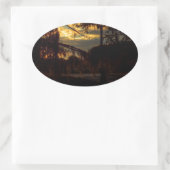 ベイユーサンセット反射 楕円形シール (バッグ)