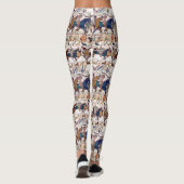 ベイユースタペストリー1066ノルマン騎士と射手 レギンス (裏面)