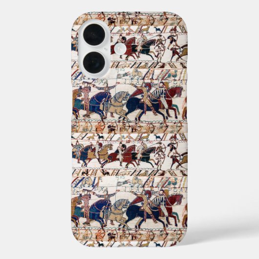 ベイユースタペストリー1066ノルマン騎士と射手 Case-Mate iPhoneケース (裏面)