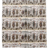 ベイユータペストリーキングハロルドコロネーション シャワーカーテン (正面)