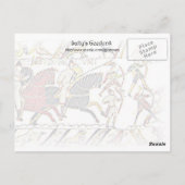 ベイユータペストリー ポストカード (裏面)