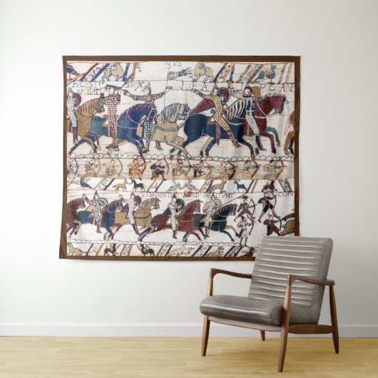 ベイユータペストリ1066ノルマン騎士と射手 タペストリー (インサイチュ(横))