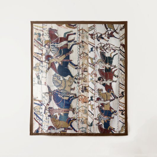 ベイユータペストリ1066ノルマン騎士と射手 タペストリー (正面)