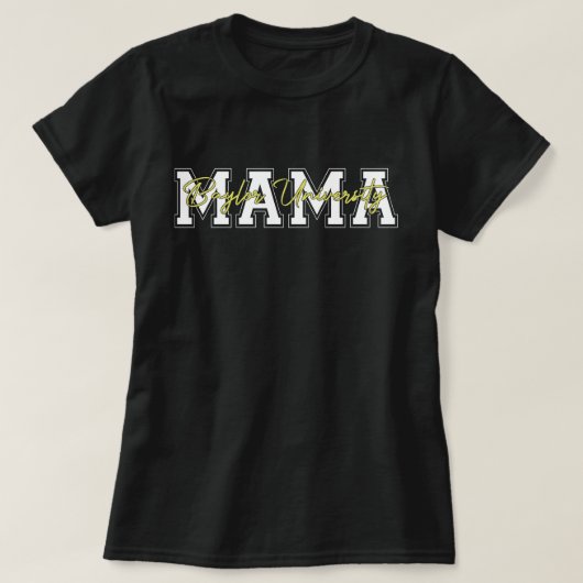 ベイラー大学ママTシャツ Tシャツ (デザイン正面)
