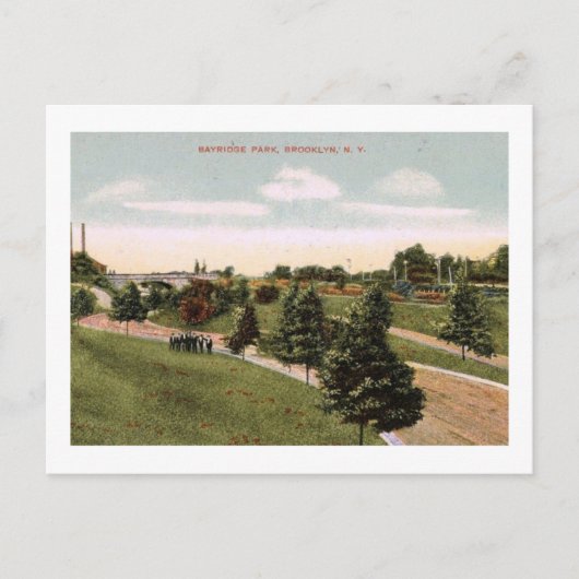 ベイリッジパークベイリッジブルックリンヴィンテージ ポストカード (正面)