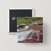 ベイリングクリークの赤い岩 缶バッジ (正面&裏面)