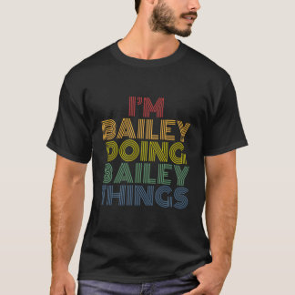 ベイリーのベイリーな日常 パーソナライズネーム Tシャツ