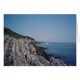 ベイリーの島の岩が多い海岸