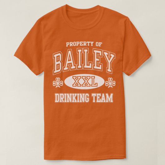 ベイリーアイリッシュ飲みチームSt patricks day Tシャツ (デザイン正面)
