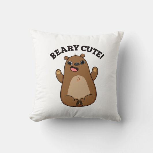 ベイリーキュートテディベアプン クッション (正面)