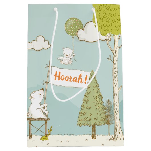 ベイリーキュート抱き枕 ミディアムペーパーバッグ (正面)