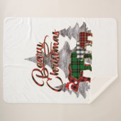 ベイリークリスマスシェルパブランケット シェルパブランケット (正面(横))