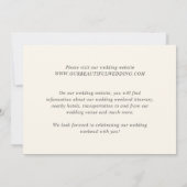 ベイリークリーモダンム結婚ズ セーブザデート (裏面)