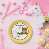 ベイリースイートハニーベア&のまわりに誕生日 ペーパープレート (パーティー)