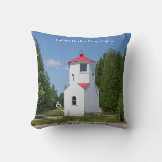 ベイリーズハーバーレンジライトスクエアピロー クッション (正面)