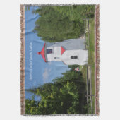 ベイリーズハーバーレンジライト織り毛布 スローブランケット (正面縦)