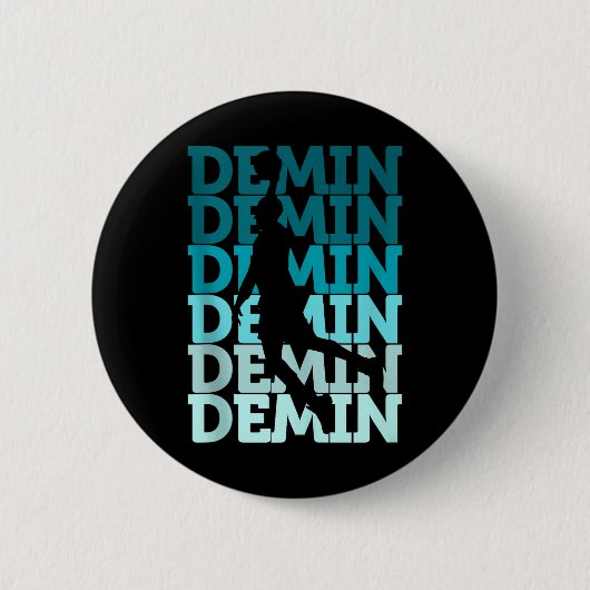 ベイリーバスケッインスパイアトボール驚くべきファンタンクトップ 缶バッジ (正面)