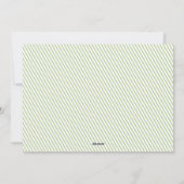 ベイリーフの花束 ホリデーカード (裏面)