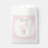 ベイリーファーストテディベアバースデーパーティー フェイバーバッグ (正面)