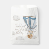 ベイリーファーストテディベアホットエアバルーン誕生日 フェイバーバッグ (正面)