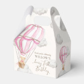 ベイリーファーストテディベアホットエアバルーン誕生日 フェイバーボックス (裏面サイド)