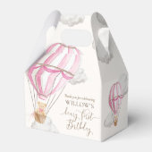 ベイリーファーストテディベアホットエアバルーン誕生日 フェイバーボックス (正面サイド)