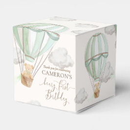 ベイリーファーストテディベアホットエアバルーン誕生日 フェイバーボックス